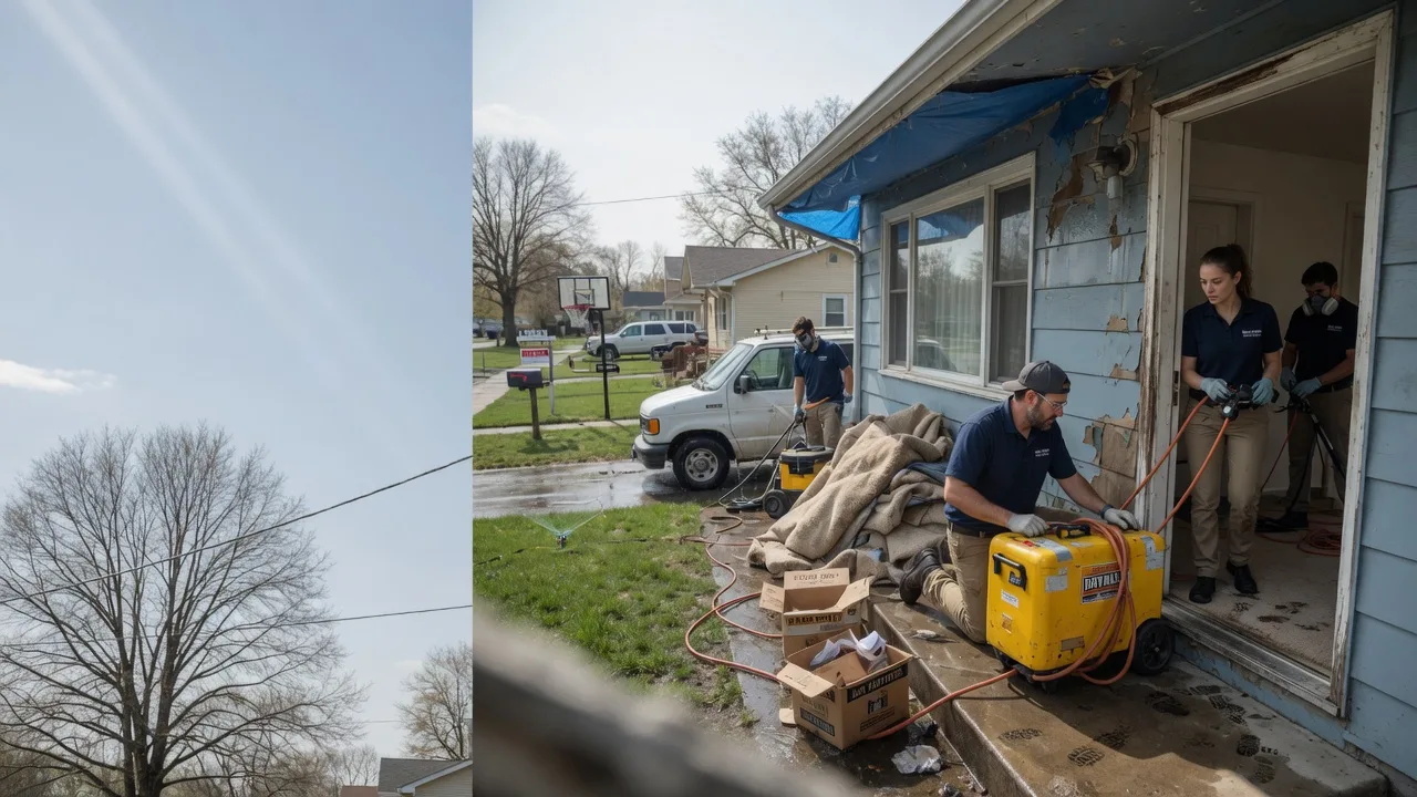 Basement Flood Cleanup in Guthrie, TX near me